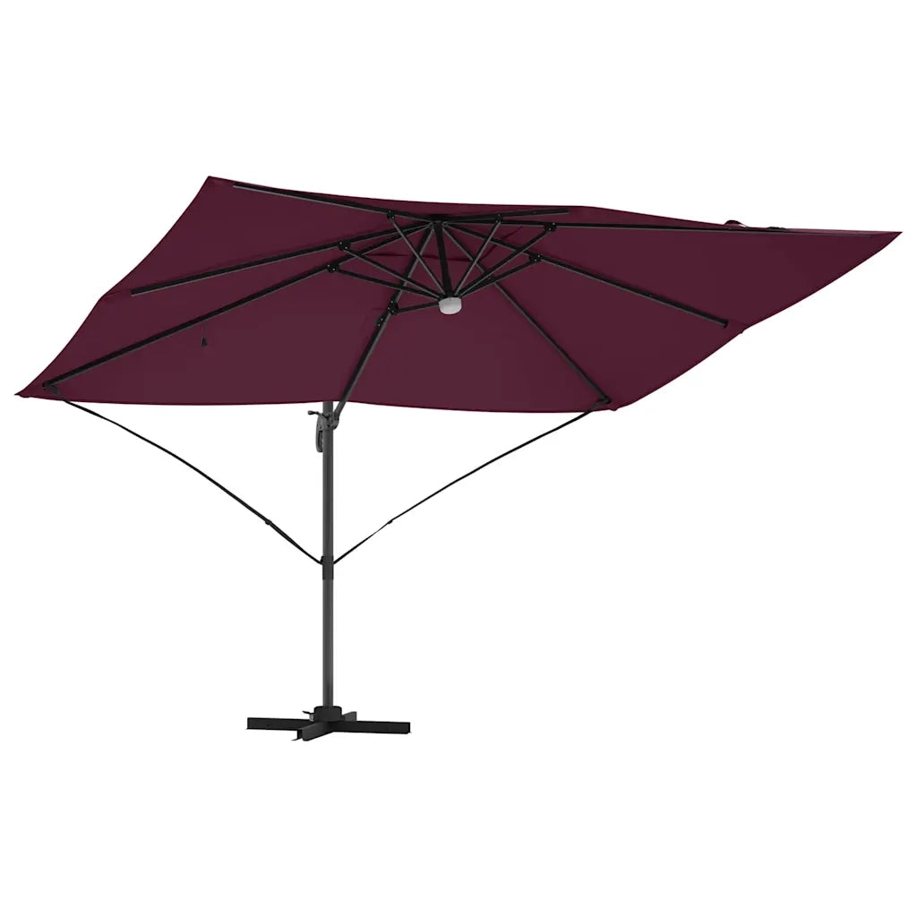 Ombrellone Rosso Bordeaux 351 x 250 x 253 cm 42003365