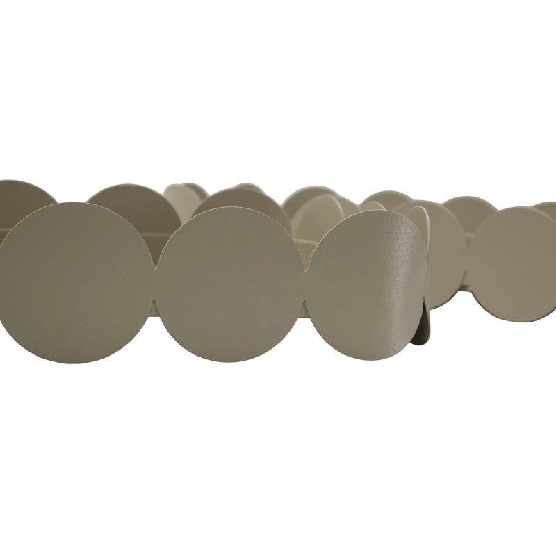 Set Tasche Saturno Rettangolare Tortora Coppia cm 40x16,5x4,5-29x12x4,5