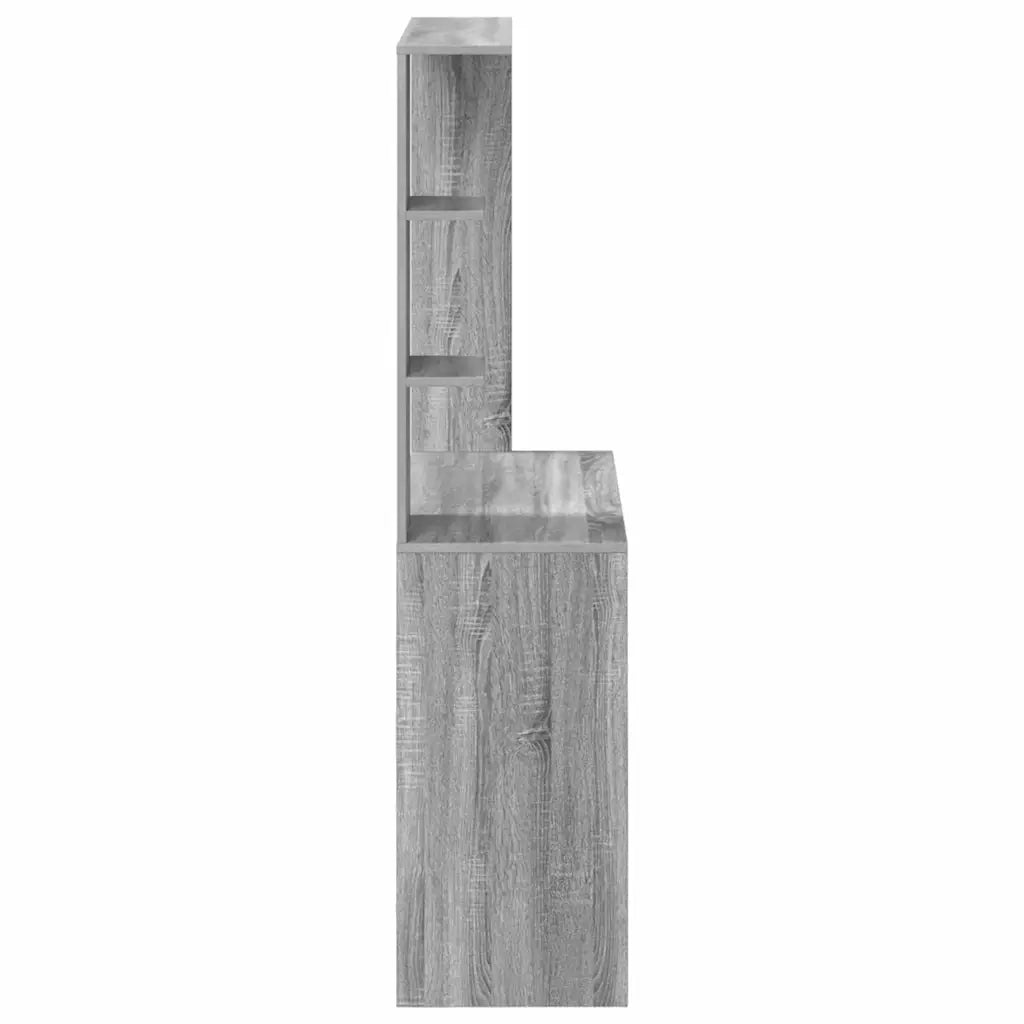 Scrivania Grigio Sonoma 78,5 x 37 x 154,5 cm Legno multistrato 869343
