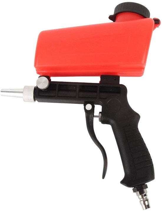 Altroestello Professionale - Strumento Pneumatico - Struttura in Alluminio Leggero - Capacità Cassetta 9,5 kg - Consumo di Aria 700 cfm - Facile da Utilizzare - Strumento a Getto