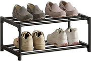 Sistema di conservazione per scarpe con 3 livelli - compatto e ripiegabile - nero