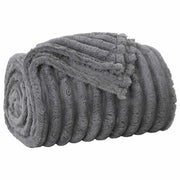 Coperta Grigio scuro 270 x 240 cm Panno