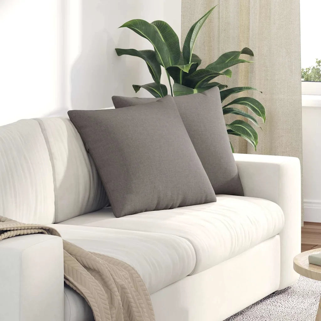 Cuscini da Divano 2 pz-Set di 2 Cuscini per Sofa Talpa 50 x 50 cm Tessuto 427971