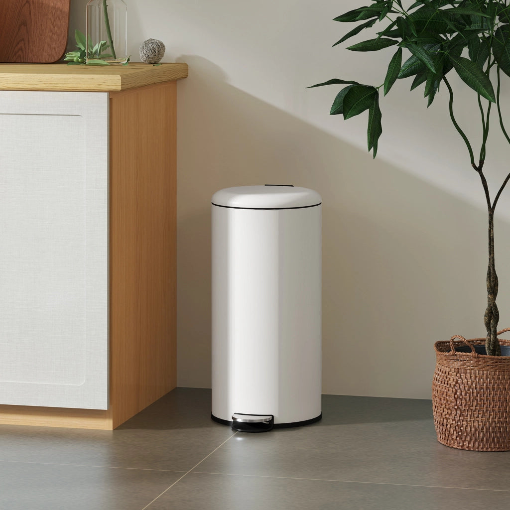 Secchio per Rifiuti 30L ¨C zephmum ¨C Cremewei?
