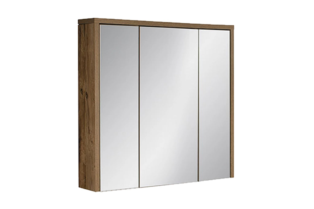 Mobile con specchio 80 cm 3 ante Hampton 80 x 75 x 16 cm