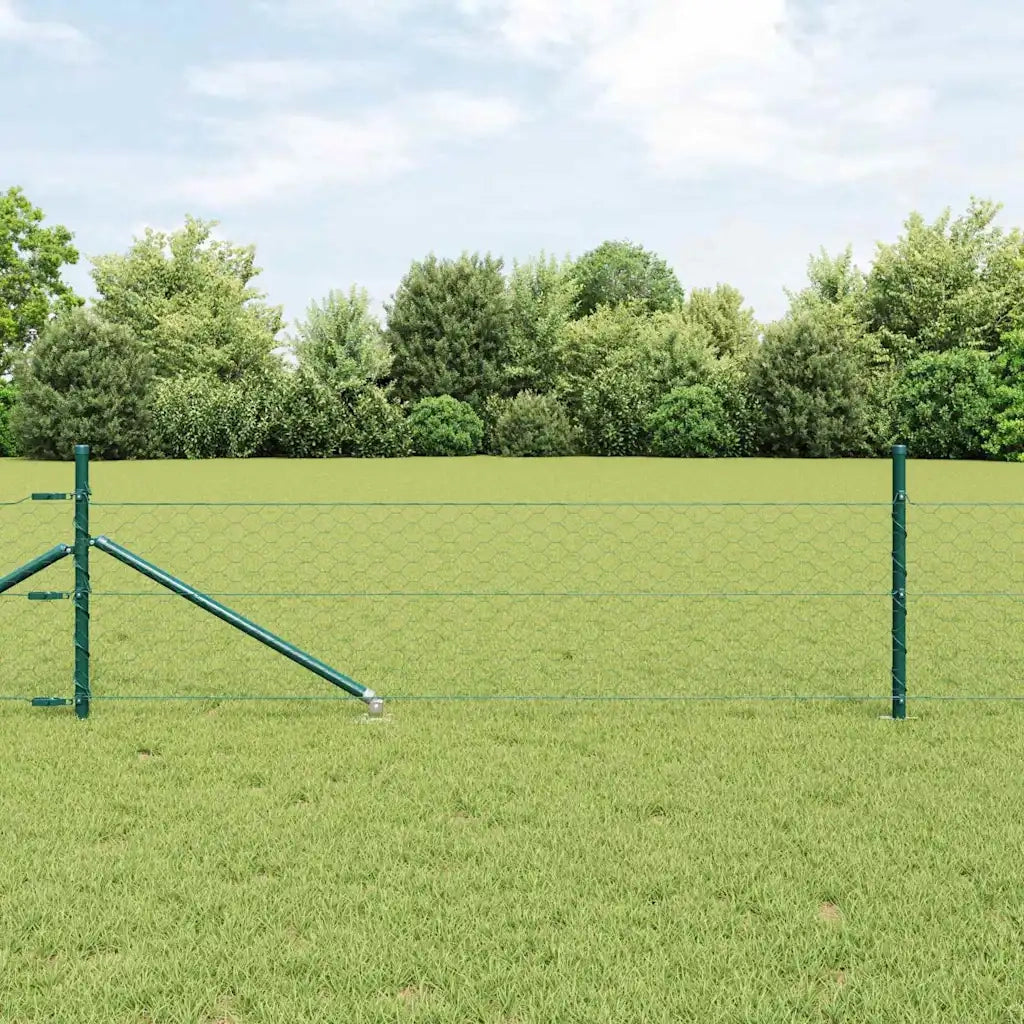 Palo della recinzione Verde 50 x 0,5 m (rete da 50 mm)