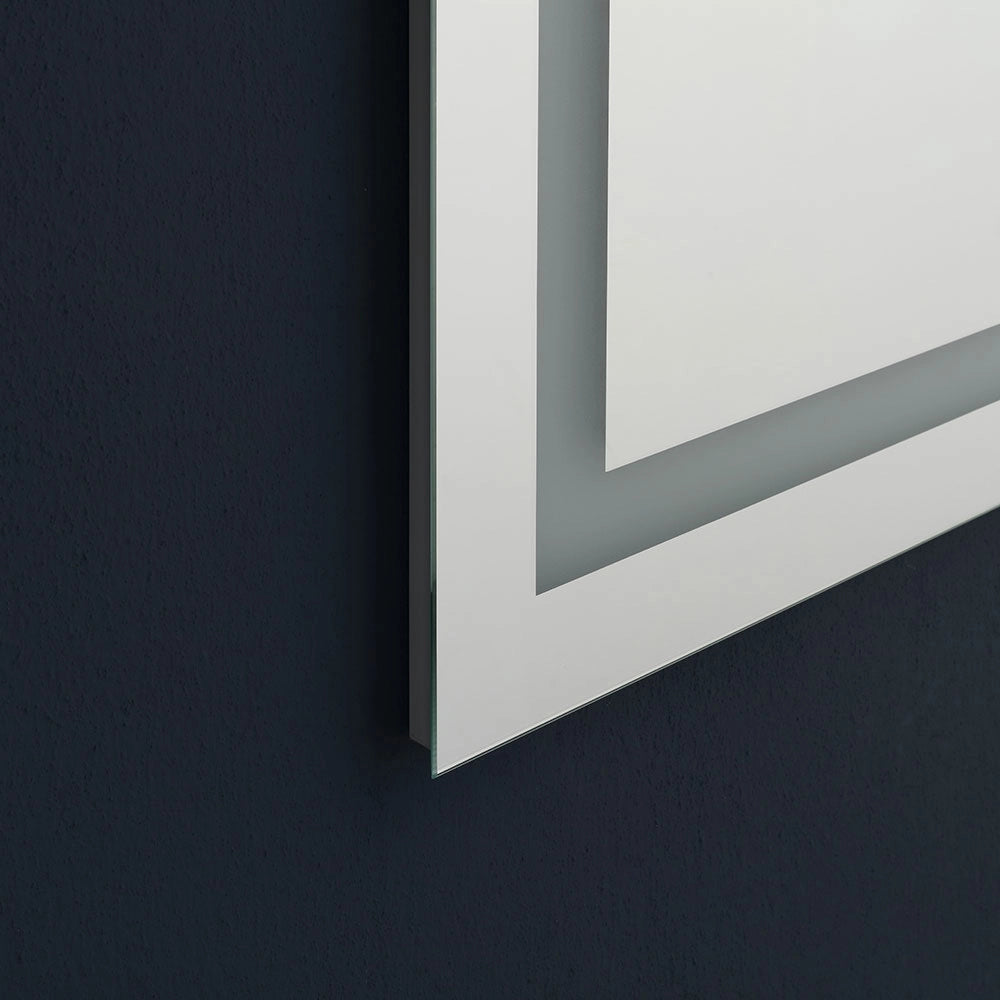 Specchio bagno a led 120x70 cm con touch