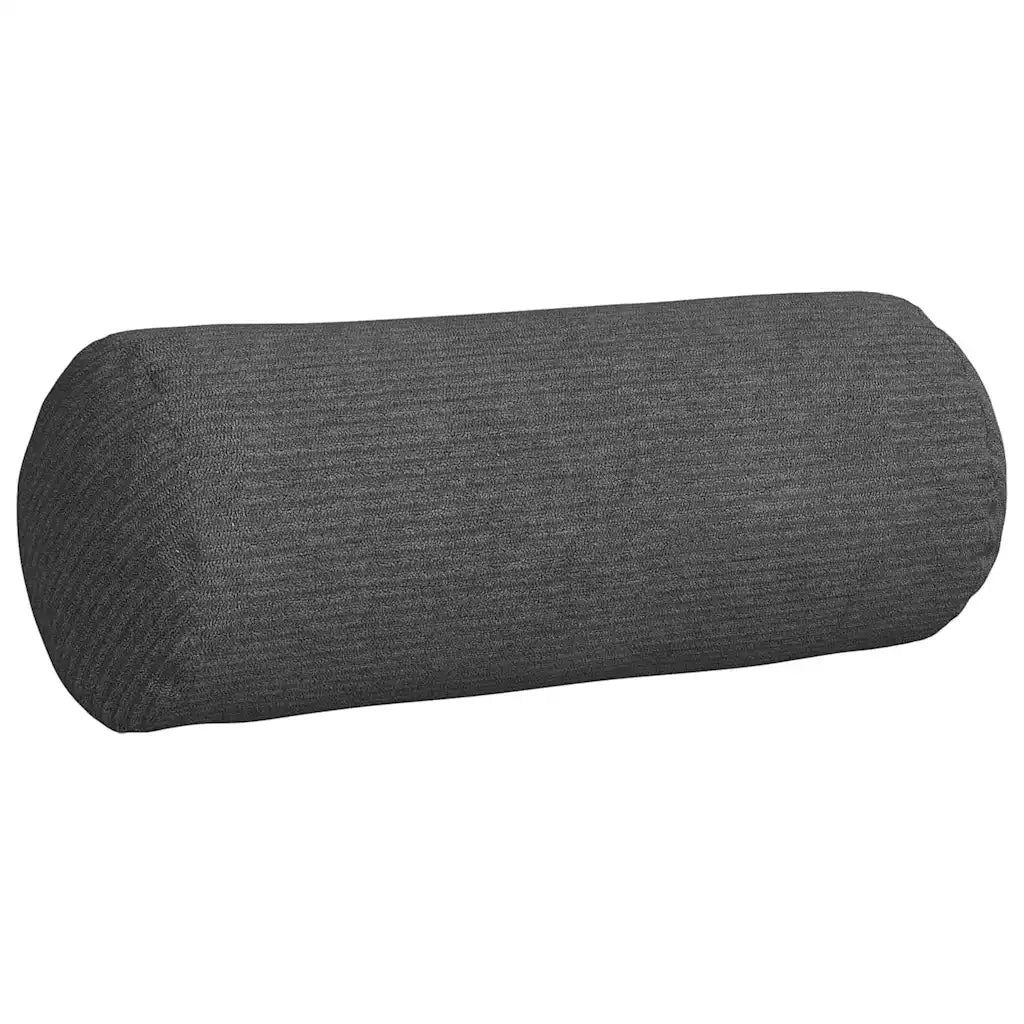 Cuscini a rullo 2 pz | Cuscini per sedie Grigio scuro ? 15 x 40 cm