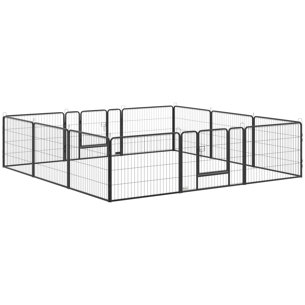 Recinto per animali modulabile ¨C Minimal ¨C 80x60 cm grigio
