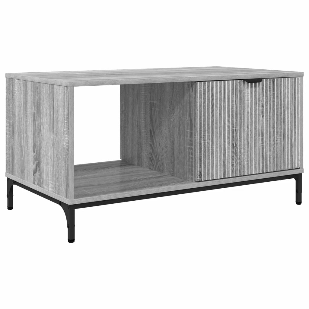 Tavolino da salotto con cassetto Grigio Sonoma 90 x 49 x 46 cm 883450