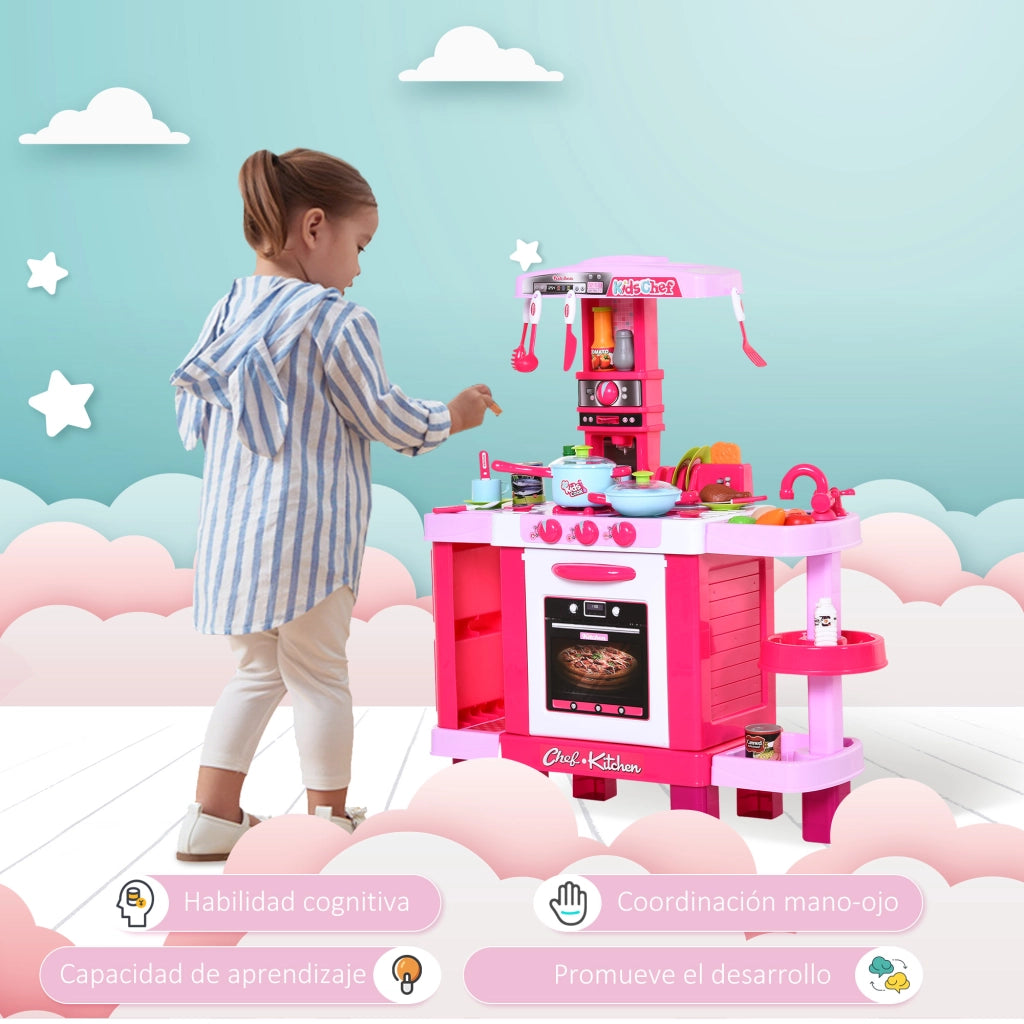 Cucina Giocattolo Bambini ¨C Minimal ¨C Rosa 78x29x87 cm