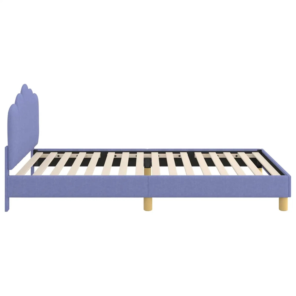 Struttura letto bambini con testata-Giroletto per bambini Blu jeans 90 x 190 cm 358480