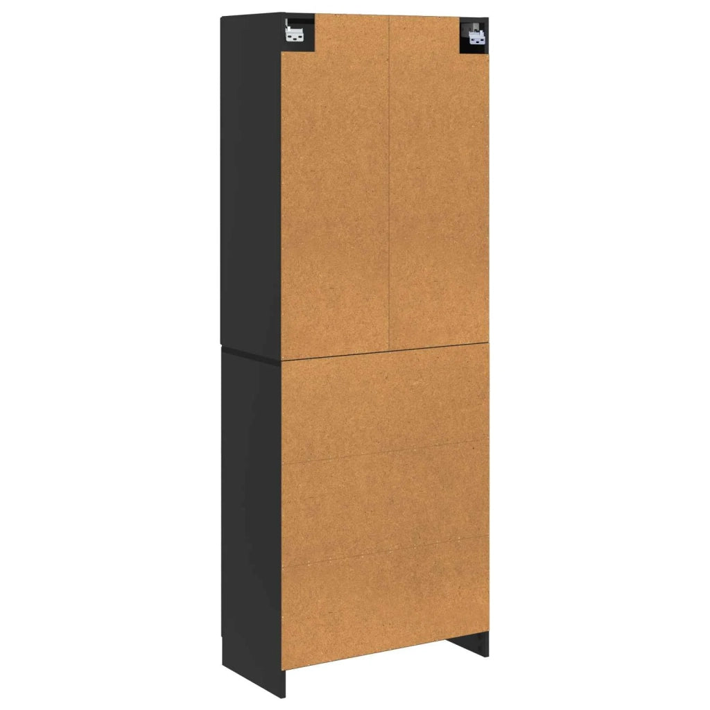 Set di armadi 2 pz Nero Legno ingegnerizzato 3416944