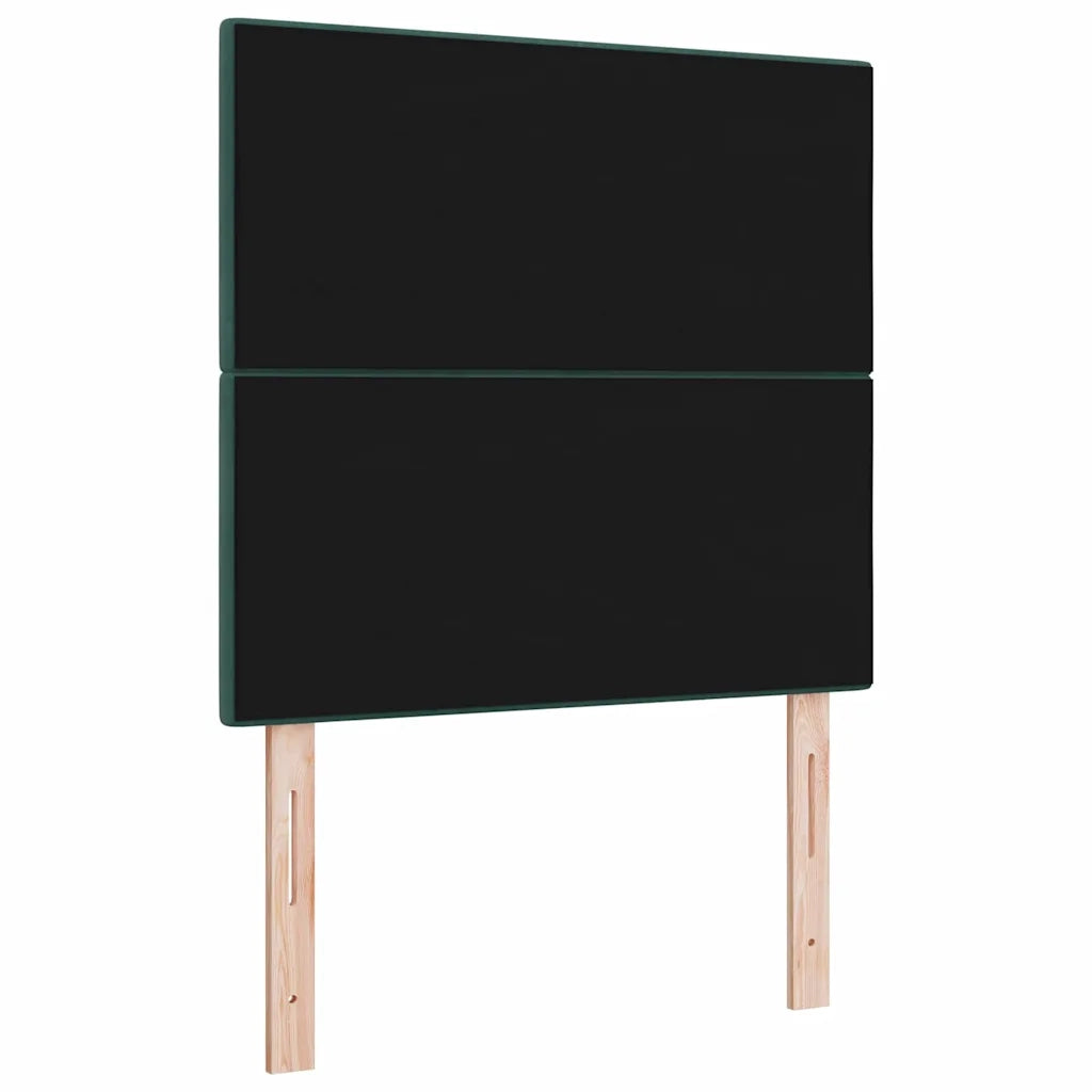 Testiera LED con strisce LED Verde 90 cm Velluto 3338407