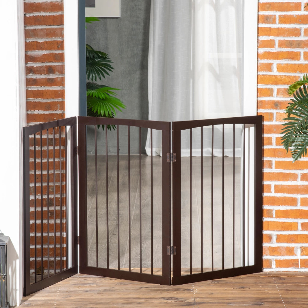 Barriera di Sicurezza Pieghevole 3 Pannelli ¨C Minimal ¨C 160x76 cm Grigio Scuro