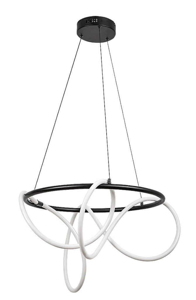 Lampada a sospensione LED Rabalux Montema nera 54W
