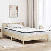 Materasso 2 pz-Set di 2 Materasso Bianco e Grigio 60 x 200 cm Molla Bonell