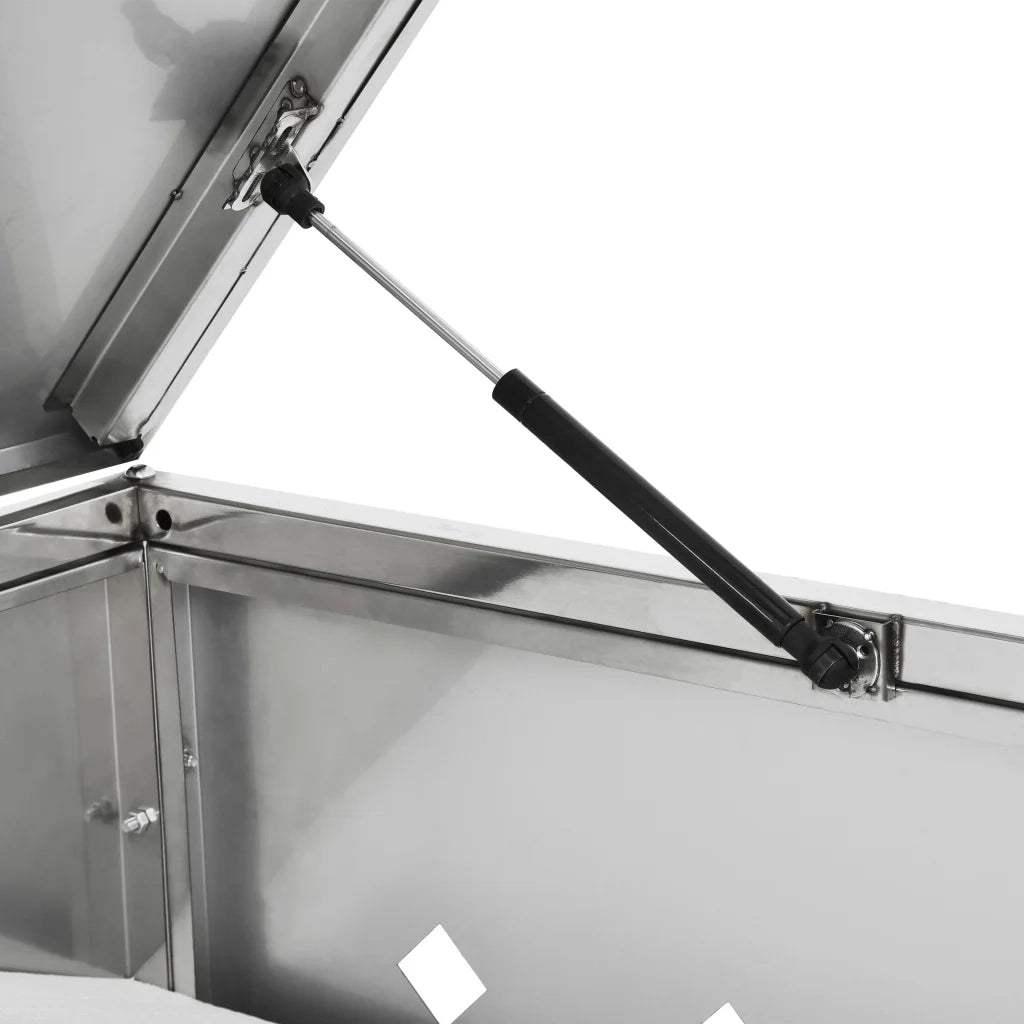 Copribidone per Spazzatura Singolo 240 L in Acciaio Inox 145379