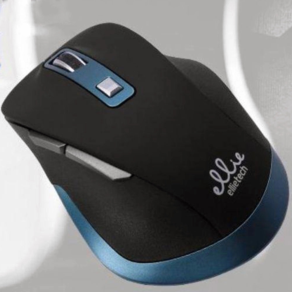 Trade Shop - Mouse Wireless Ottico Professionale Ergonomico 2400dpi Dongle Usb Per Pc Q-m2000 -