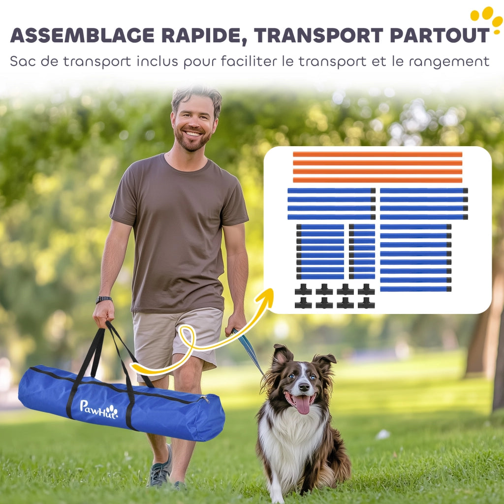 Kit Agilit¨¤ per Cani Portatile ¨C Minimal ¨C Arancione