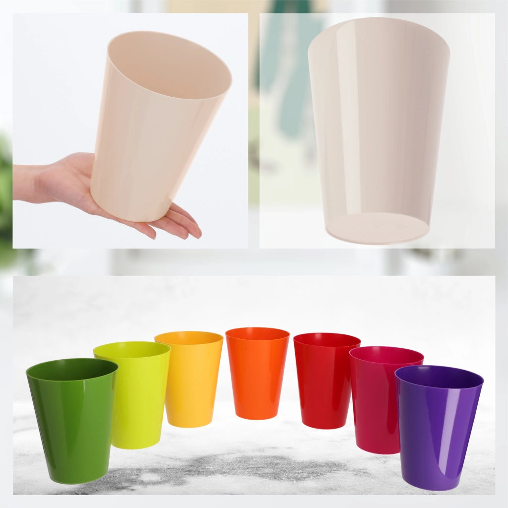 Coprivaso KADAX per orchidee, in plastica, color crema, 13 cm