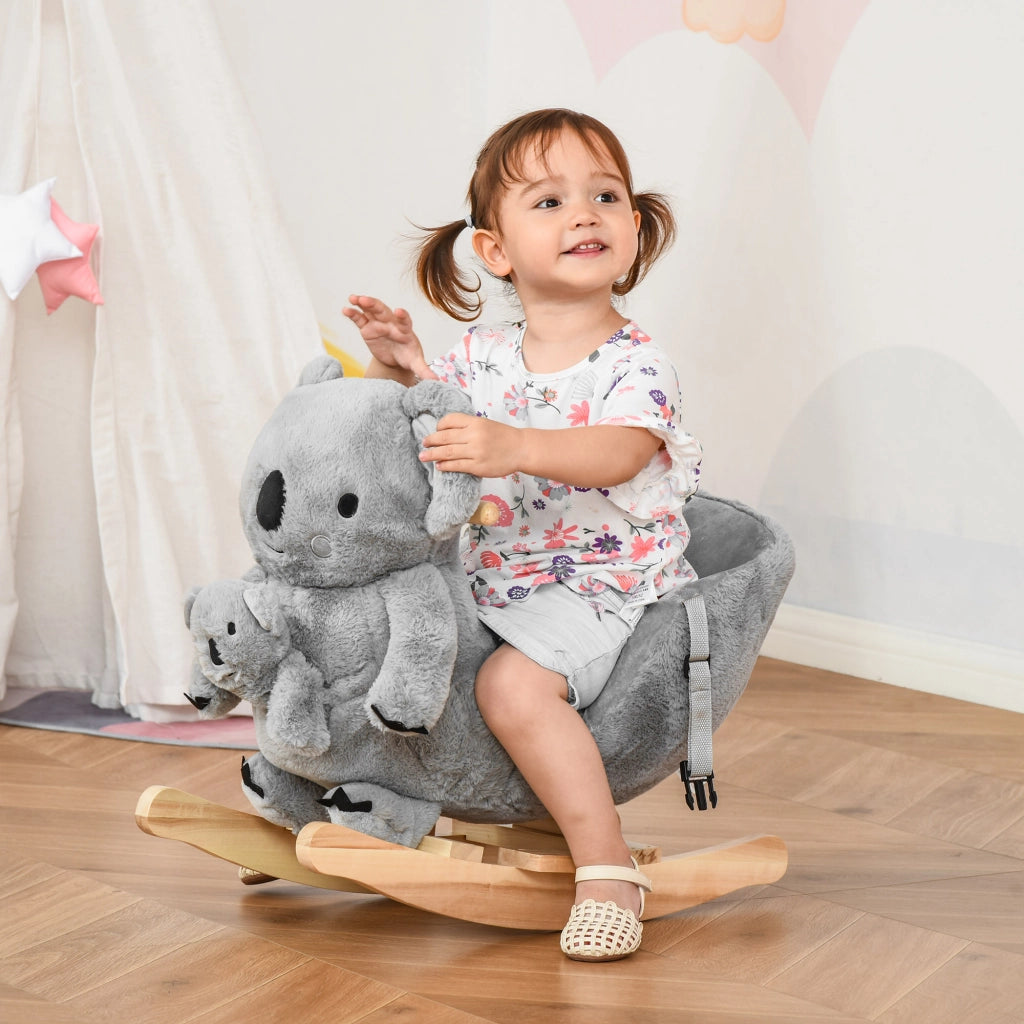 Casetta Koala con Sonido e Sicurezza per Bambini ¨C zephmum ¨C Grigio 60x33x50 cm