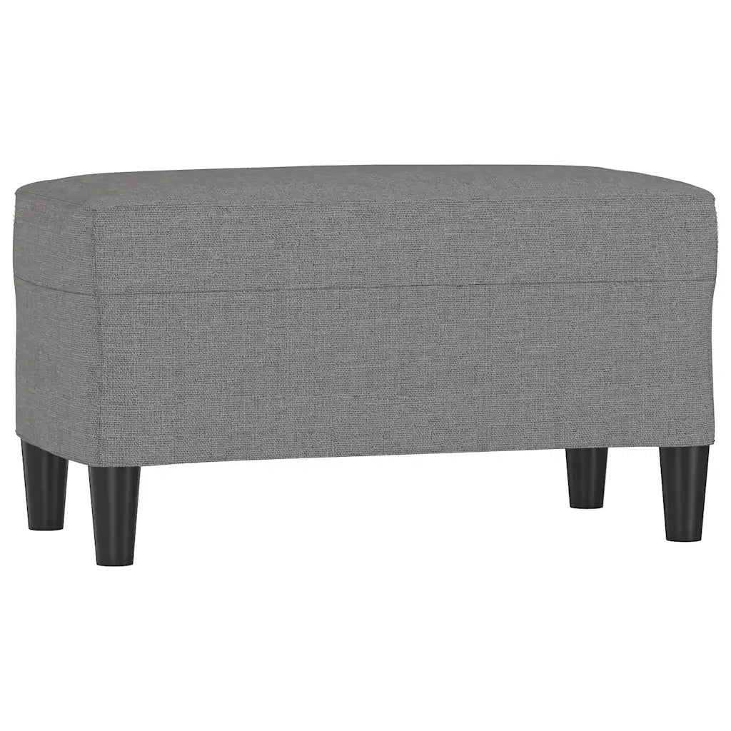 Panca-Sgabello Grigio Scuro 70x35x41 cm in Tessuto 550530