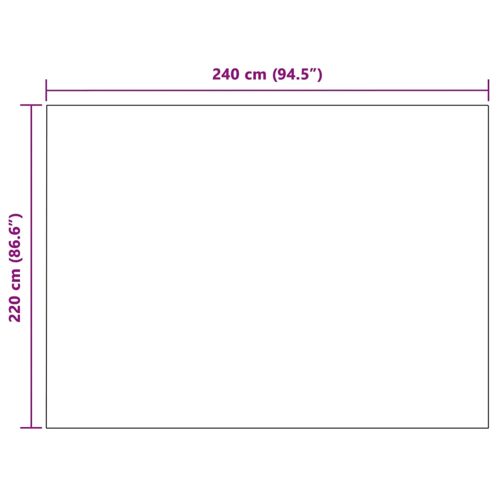 Coperta Grigio 220 x 240 cm Panno 42016987