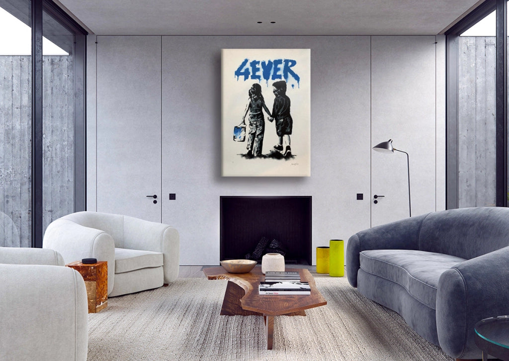 4Ever -  Quadro Canvas Contemporaneo su telaio in legno Misura: 70x100 cm