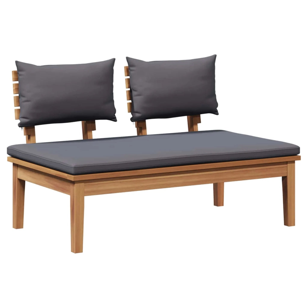 Set Divano da Giardino 3 pcs Marrone e Grigio 3356867