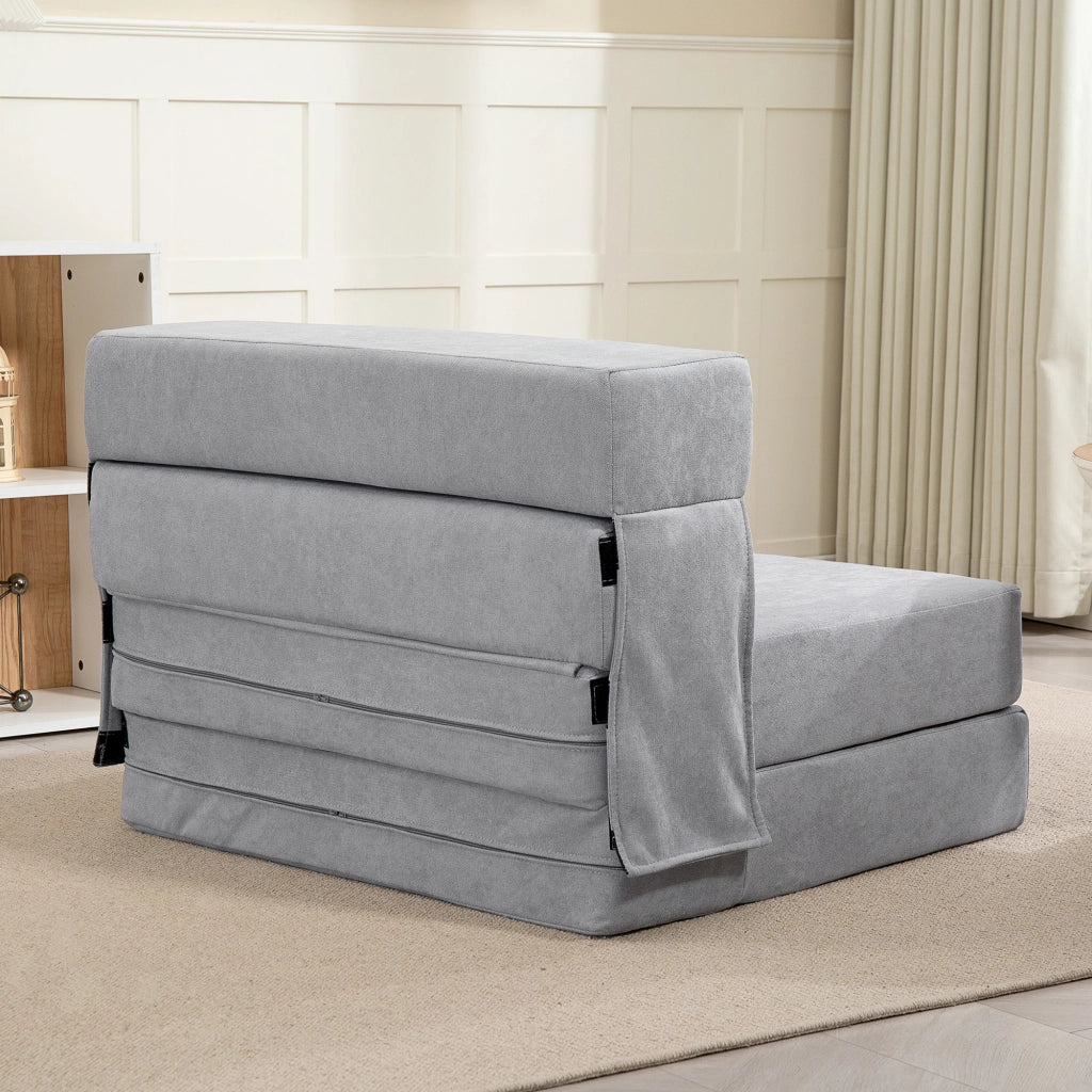 Divano letto ¨C Minimal ¨C tessuto chiaro