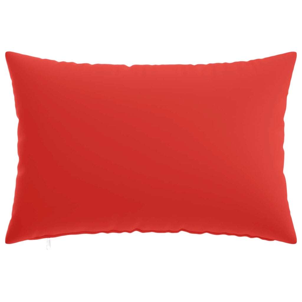 Federa 2 pcs HEERLEN Rosso 50 x 80 cm Poliestere 912057