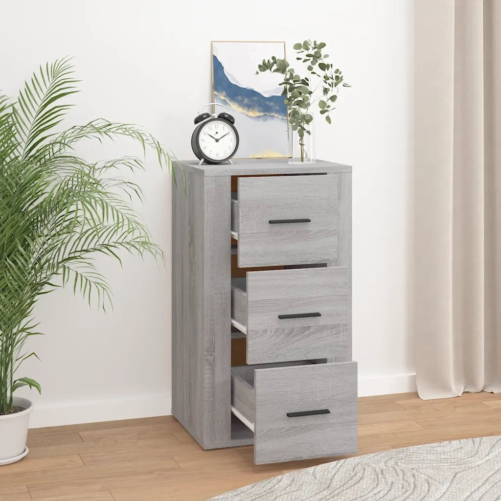 Credenza Grigio Sonoma 40x33x70 cm in Legno Multistrato 819426