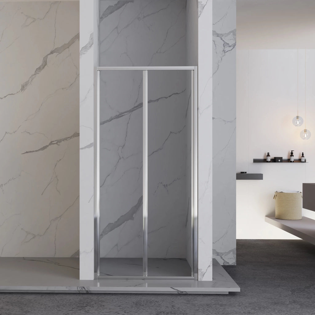 Porta Pieghevole 77-81x185h 4mm Cromato - Volta