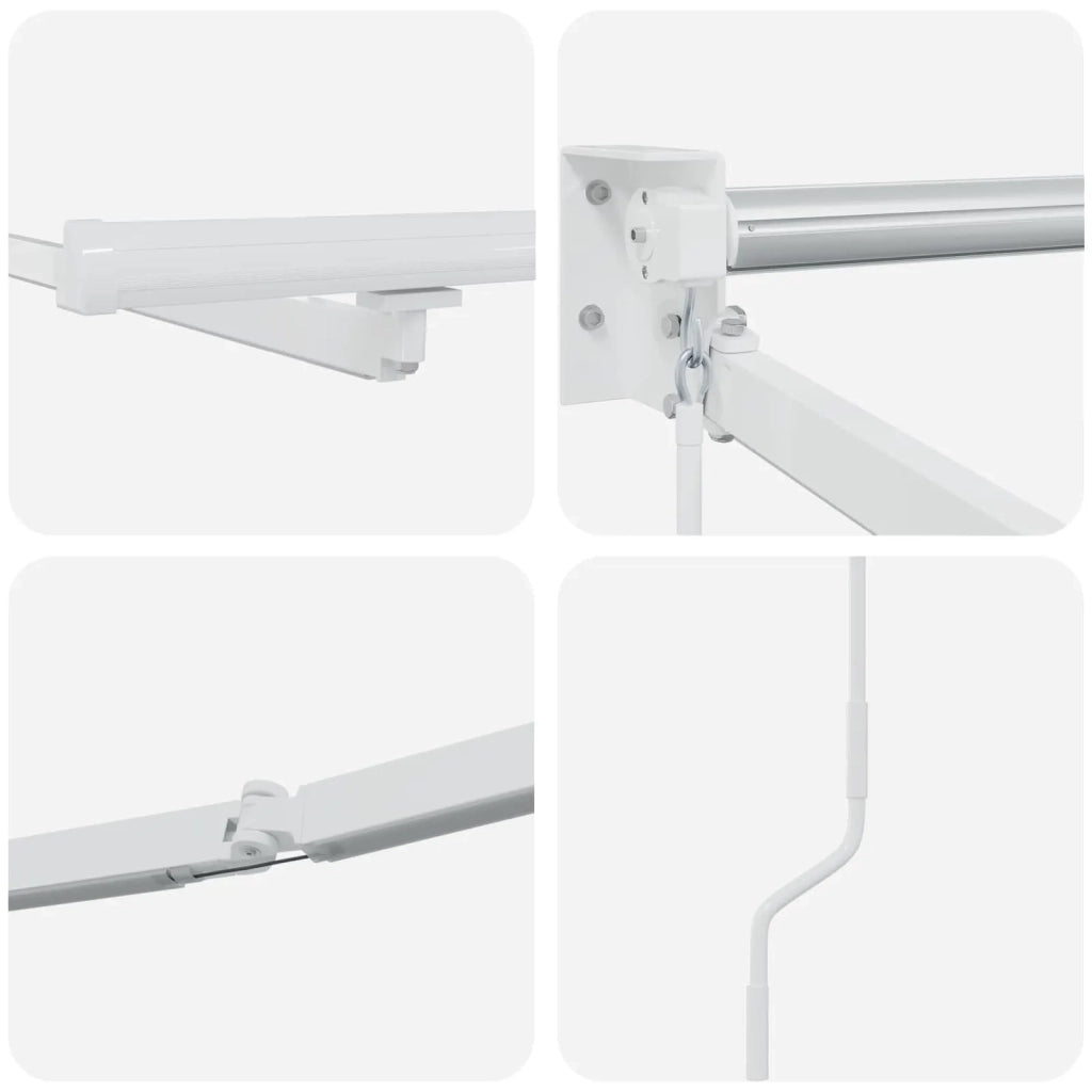 Struttura della tenda elettrica retrattile Bianco 3 x 2,5 m 42024195