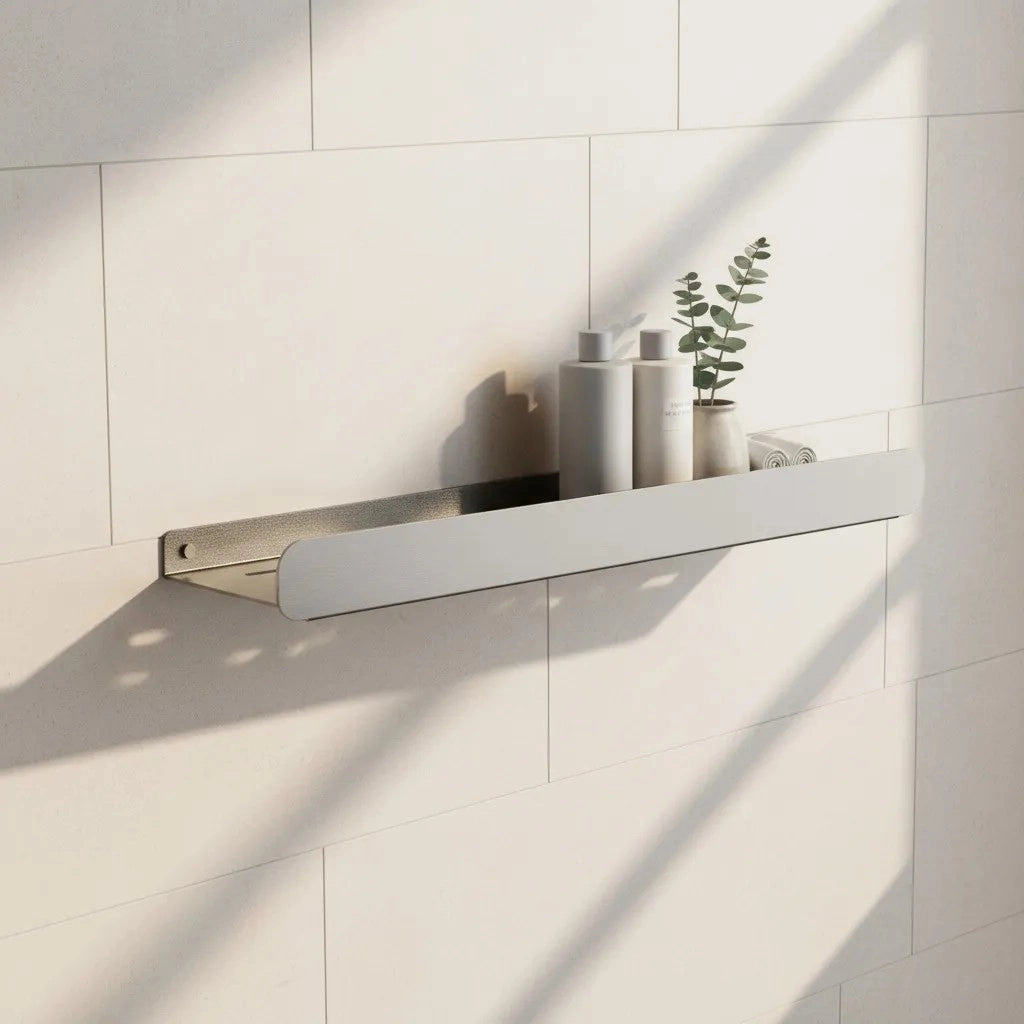 Mensola Da Bagno Sf03 45cm Steel Brush
