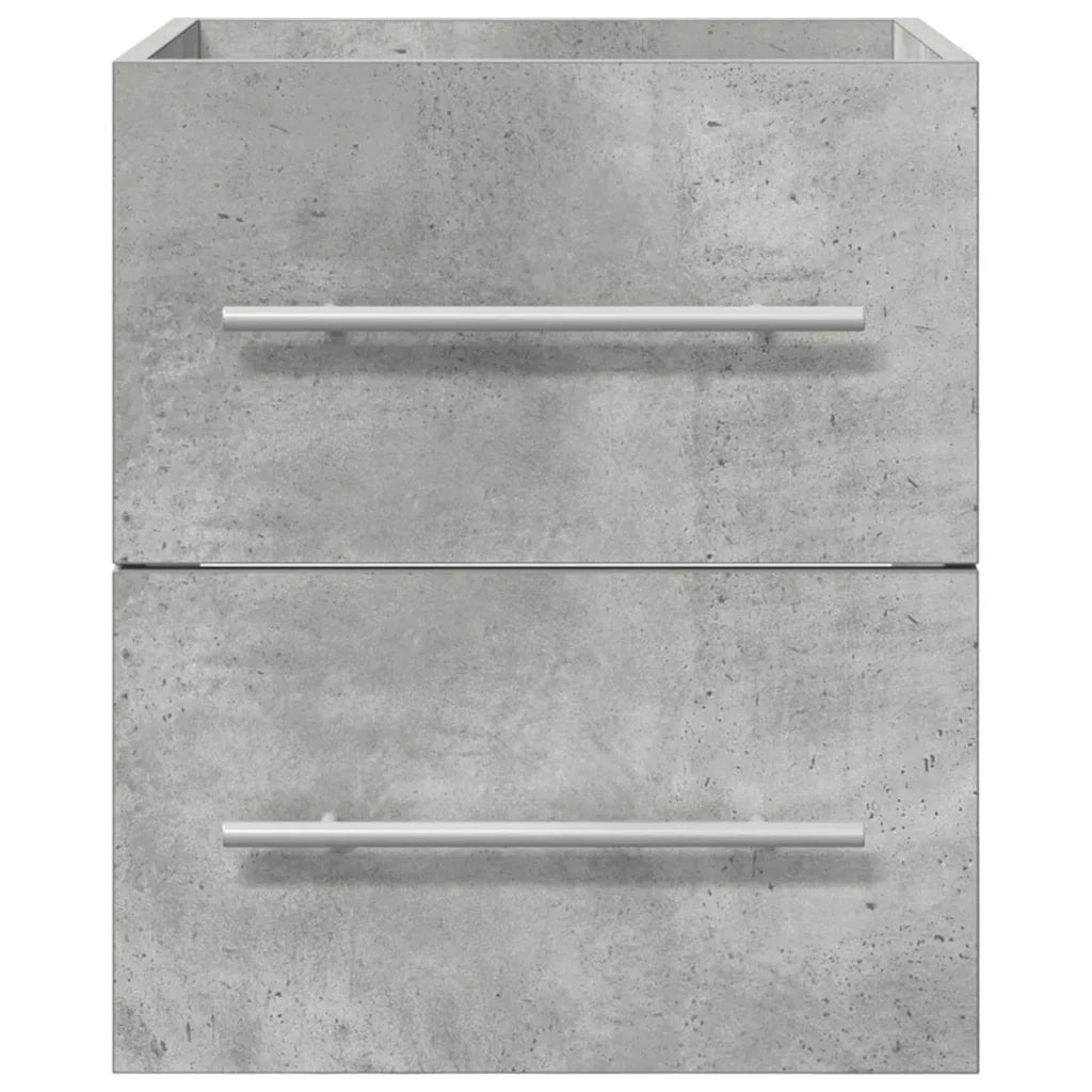 Armadio sottolavello-Mobile sottolavello Grigio cemento 38,5 x 41 x 48 cm