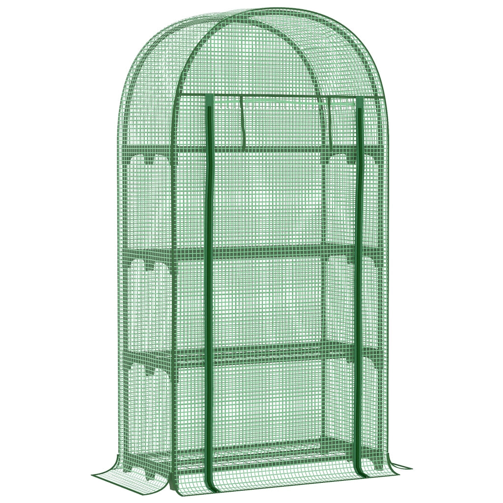 Serra da giardino per balcone ¨C Minimal ¨C 80x49x160 cm verde