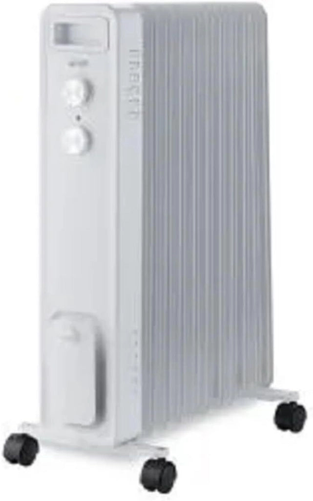 ARGO WARM11 Radiatore ad olio 11 elementi 2500 W con termostato e protezione anti-ribaltamento colore Nero