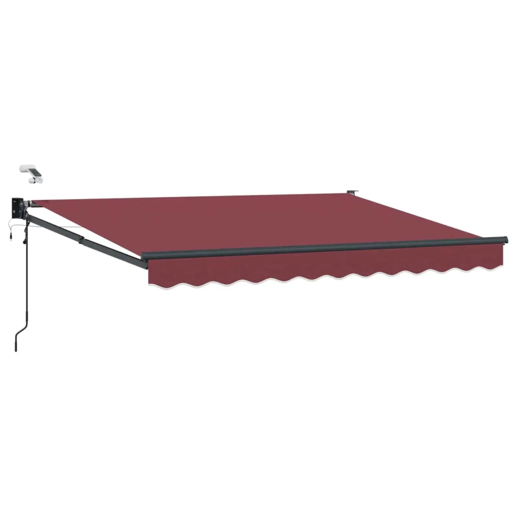 Tettuccio Elettrico Retrattile Rosso Borgogna 3 x 2,5 m 3419764