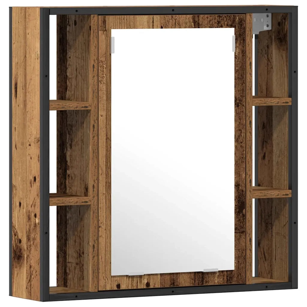 Set di mobili per il bagno 2 pcs Marrone Legno multistrato 3332498