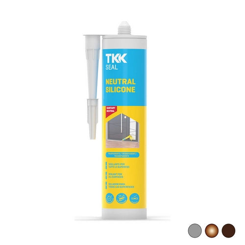 SILICONE SEAL NEUTRAL- 300 ml - Testa di moro 8017- TKK- pezzi 1