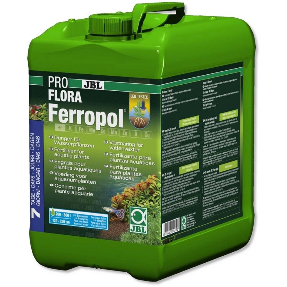 JBL ProFlora Ferropol - fertilizzante liquido completo con microelementi Formato: 5 L