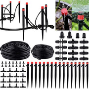 Set di Irrigazione a Gocce per Giardino - Irrigazione Automatica a Risparmio d'Acqua - 120ft / 36M