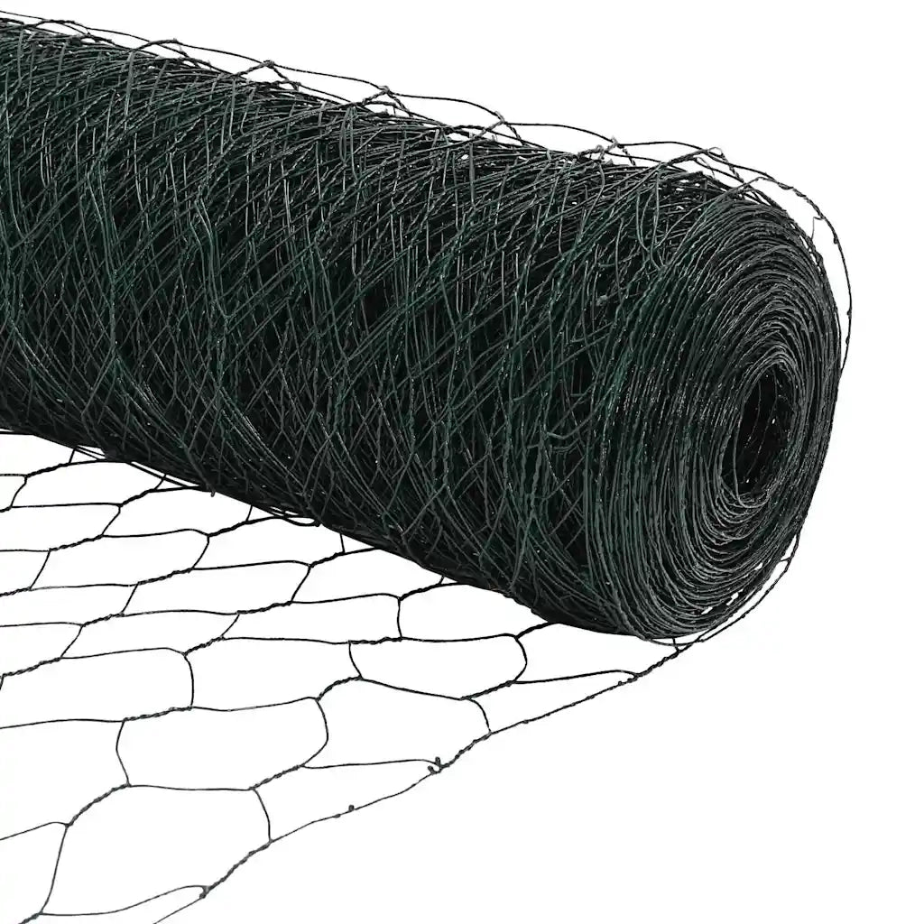 Recinzione Esagonale Verde 1,6 x 25 m PVC 42005403