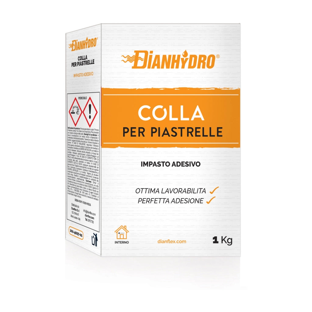 COLLA PER PIASTRELLE- 1 kg- DH- pezzi 1