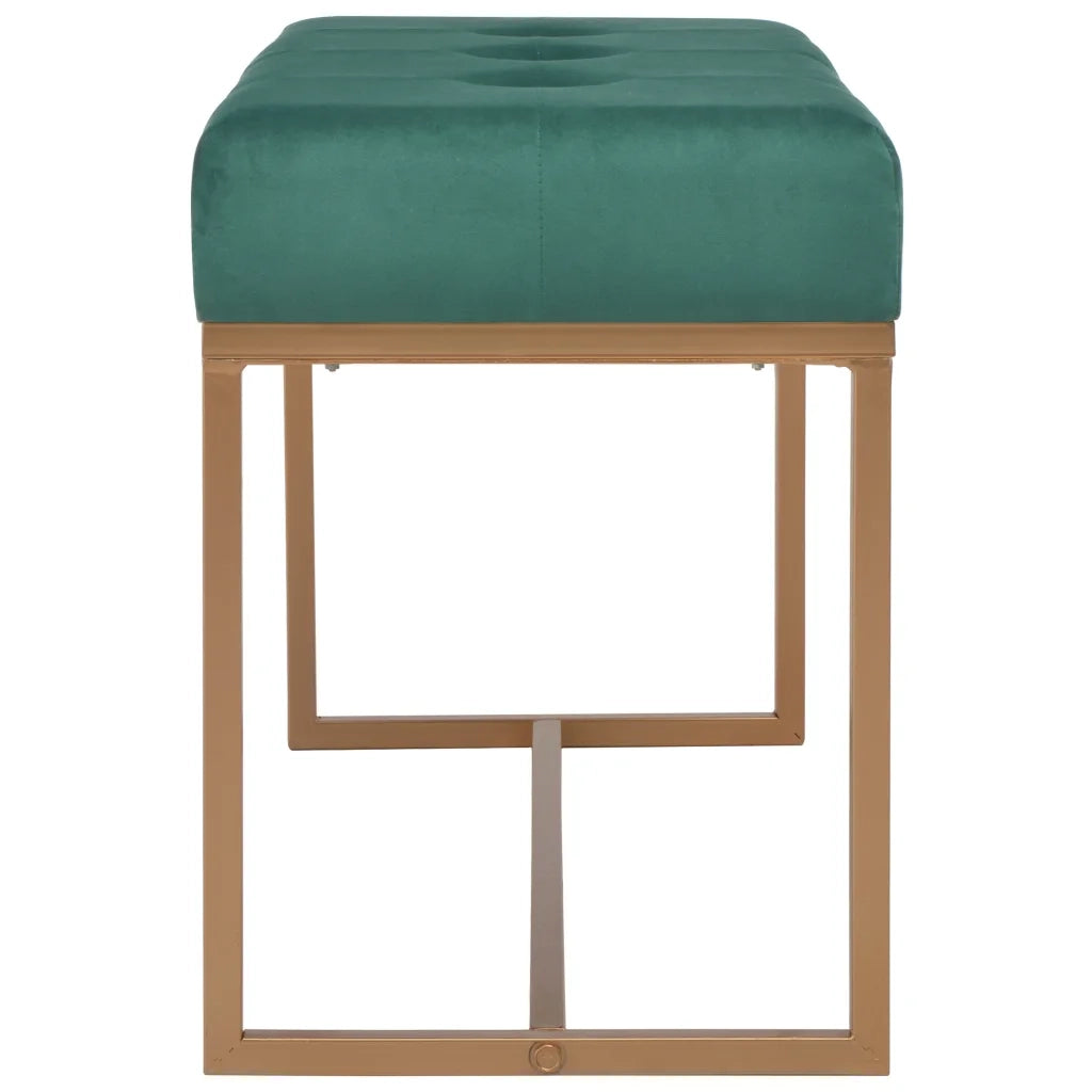 Panca 80 cm in Velluto Verde