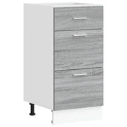 Pensile da cucina | Armadio Inferiore ¡°Lyon¡± Grigio Sonoma 40x46x81,5 cm
