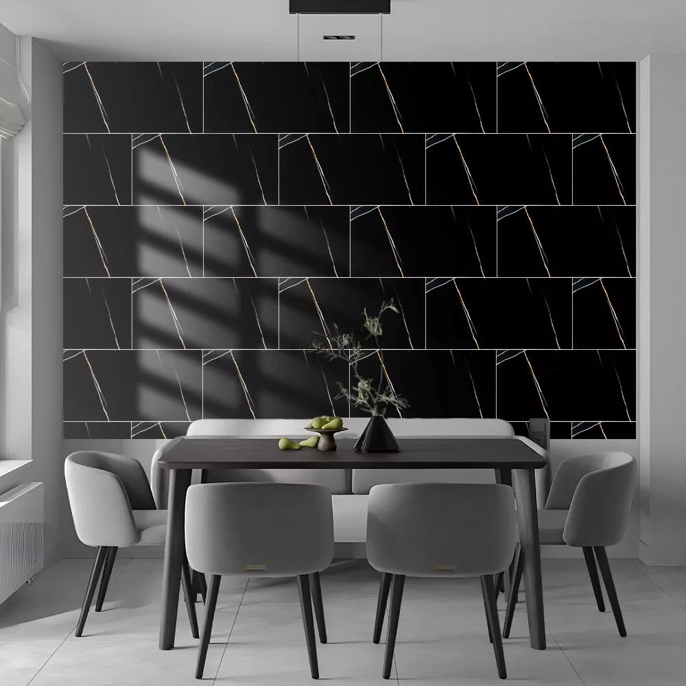 Piastrelle adesive in marmo ¨C Minimal ¨C set 10 pezzi per bagno e cucina