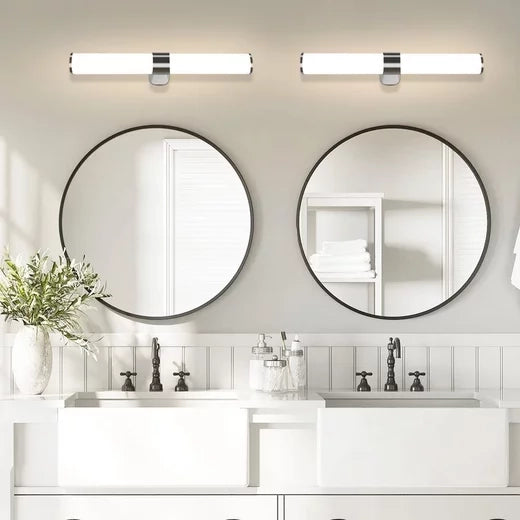 ZMH Lampada da specchio per bagno Moderna 60 cm cromata per camera da letto IP44